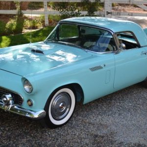 1956 Ford Thunderbird, One Owner, Restored, CA Black Plate, Gorgeous!