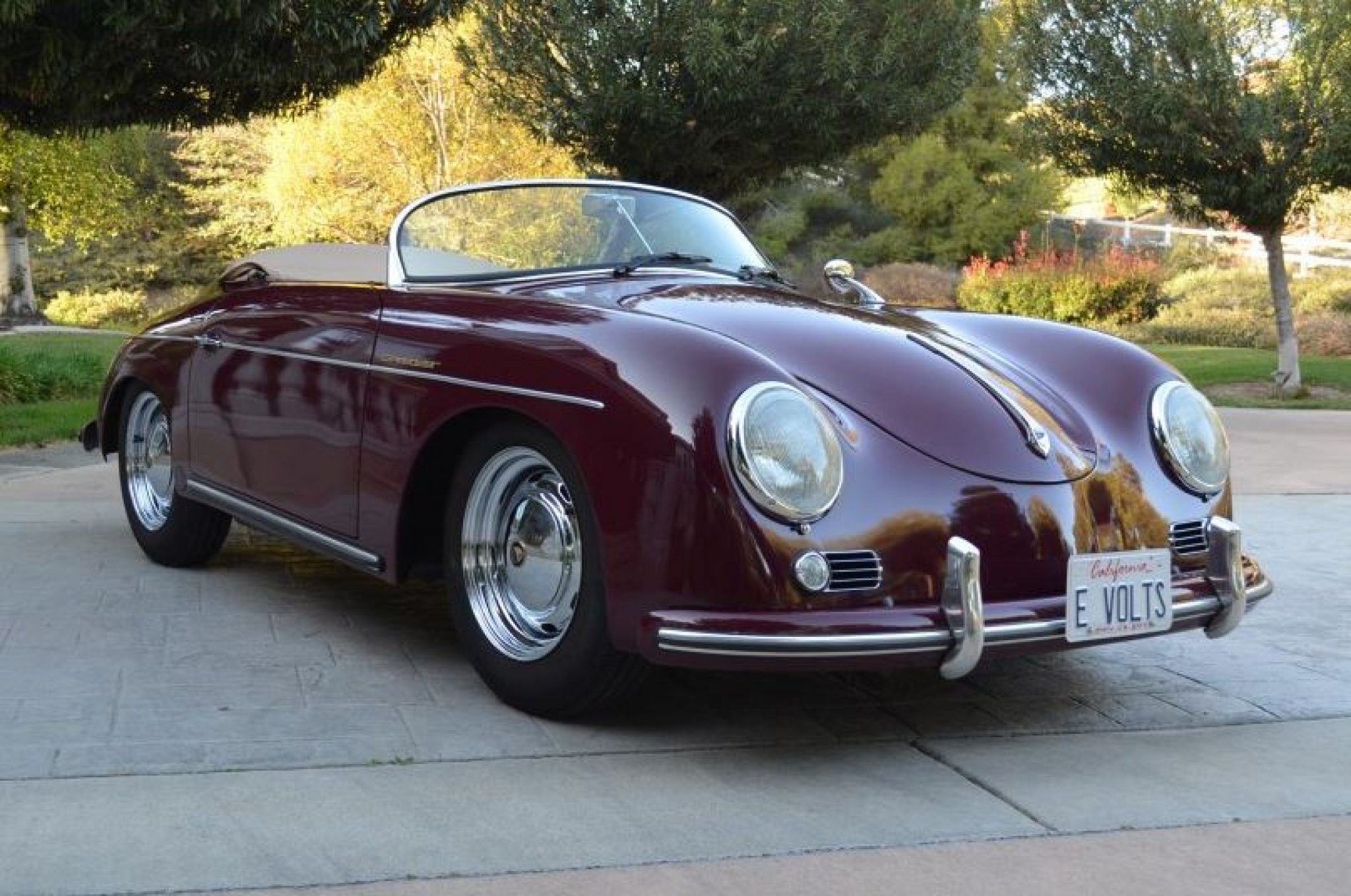 1957 Porsche Beck Speedster Replica, Electric Modification, 2k Miles