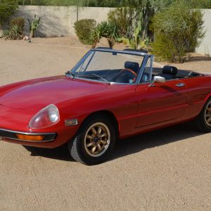 1972 Alfa Romeo Spider, Factory Hardtop, Red, One Owner 32 Years!