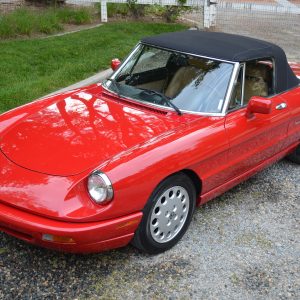 1991 Alfa Romeo, Spider Veloce, Red/Tan, 42k Miles, Hardtop, 5 Speed!!