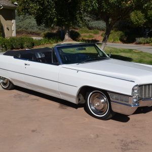 1965 Cadillac DeVille Convertible, CA "Black Plate", Rust Free!