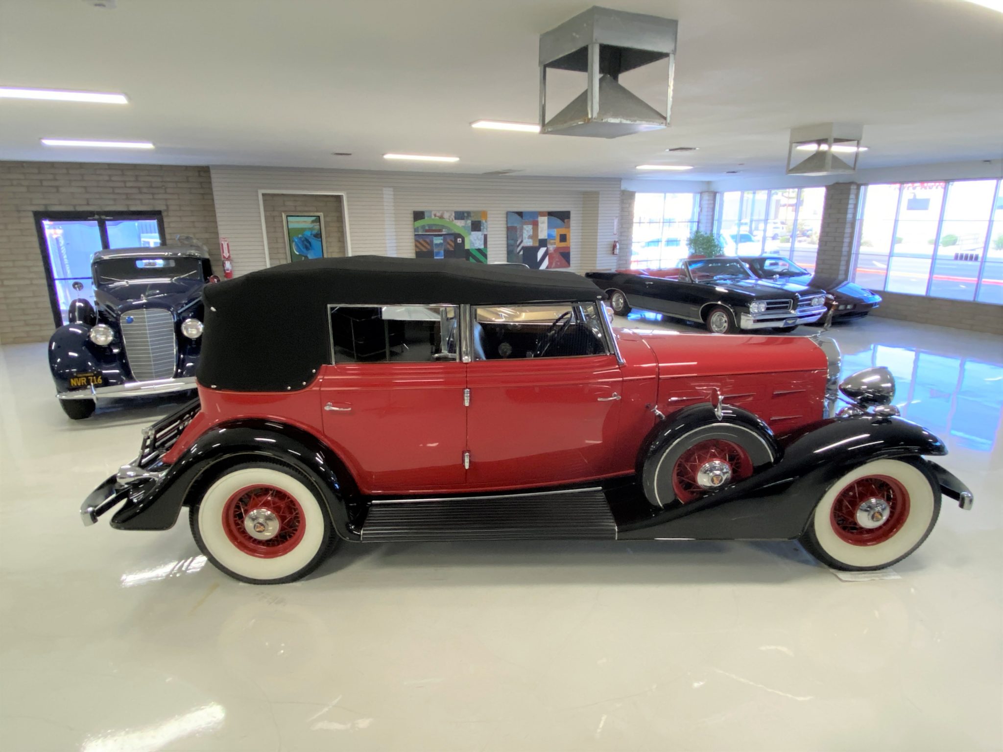 1933 Cadillac 370c V12 All Weather Phaeton Classic Promenade 1274