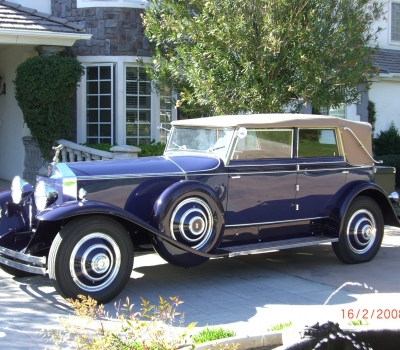 1930 Rolls-Royce Phantom I Newmarket Convertible Sedan, Pebble Beach, etc.
