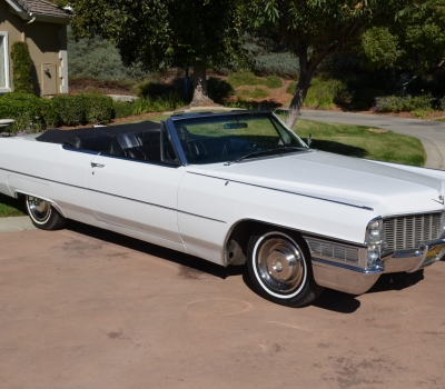 1965 Cadillac DeVille Convertible, CA “Black Plate”, Rust Free!