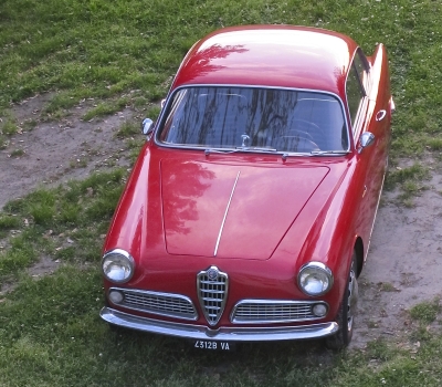 1959 Alfa Romeo, Giulietta Sprint, CA , Red & Rust Free!